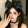 Faixa de Cabeça com Laço Vermelho Estilo Gótico para Halloween Fantasia Cosplay Atmosfera de Festa Acessórios de Cabelo Exquisitos para Mulheres Adereços para Fotos