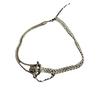 Collar y pulsera con hebilla de cinturón y borla de diamantes asimétricos, elegante y moderno, para mujer, diseño de nicho de lujo ligero, estilo hip hop, estilo europeo y americano, cadena de clavícula.