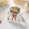 Buquê de presente para o Dia do Professor, cartão com mensagem, bênção, buquê 3D estilo ins, Dia dos Namorados, 8 de Março, Dia 520, Dia das Mães, Dia de Ano Novo