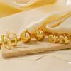 MOXI joyería japonesa y coreana única nicho irregular alto sentido geométrico caja incrustada circonita aretes aretes al por mayor