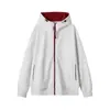 Nueva Sudadera con Capucha y Cremallera de Bloques de Color para Primavera y Otoño para Hombres y Mujeres, Chaqueta Casual Retro Americana Estilo Universitario para Parejas, Moderna