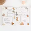 Tipetoys Estilo Chinês Guka Série Universo Chinês Capítulo Coelho Coleção Coelho Fofo Pacote de Adesivos Hot Stamping