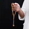 Pulseira de Contas para Oração da Arábia Saudita com Escrita Árabe, 33 Contas, 10*10mm, Joia de Contas para Oração Tasbih do Oriente Médio Atacado