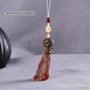 Cadena para teléfono móvil con diseño de sándalo verde del zodíaco, colgante para bolso de coche, cordón de animal pequeño, colgante con borlas coloridas, texto de reproducción al por mayor