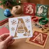 Modelo de Pintura Recortado de Boneco de Neve Alfanumérico Mais Vendido Através das Fronteiras Modelo de Jogo Americano para Crianças Jornal Manuscrito DIY Modelo de Grafite