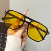 Novos Óculos de Sol Aviador de Viga Dupla Transfronteiriços para Homens e Mulheres, Moda de Alta Qualidade Estilo Europeu e Americano Óculos de Sol Retrô Tendência