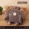 Bolsa de agua caliente de peluche linda de PVC para llenar de agua, doble bolsa de agua caliente para manos, tesoro cálido, tesoro para calentar manos, bolsa para calentar el vientre, compresa caliente para el vientre