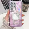 Funda para Teléfono Samsung S25 Ultra Cubierta Protectora para iPhone 17 A56 Adecuado para A16 Espejo de Letra Pulsera Película para Lente