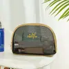 Nova Bolsa de Cosméticos de Viagem 2021 Grande Bolsa Portátil de Armazenamento Transparente Conjunto de Três Peças Bolsa de Higiene Pessoal com Rede Armazenamento