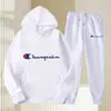 [Directamente del Fabricante] Sudadera Casual con Capucha de Color Sólido Sudadera Lisa para Hombre Traje Pullover Forrado de Polar Moderno