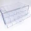 Armário de Armazenamento para Nail Art para Strass Armário de Armazenamento Tipo Gaveta Caixa Organizadora Caixa Organizadora Multicompartimento Acrílico Transparente Profissional