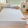 Lençol de Elástico Solteiro Novo 100% Algodão Estampado Dormitório Estudantil Universal para Todas as Estações Protetor de Colchão Infantil Lençol de Elástico para Cama de Solteiro