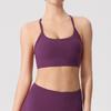 Chaleco de Yoga Europeo y Americano para Mujer, Ropa Deportiva de Fitness Push-Up para Correr, Sujetador Deportivo sin Mangas, Jersey, Cuello en U, Espalda Abierta