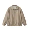 Yidao Vintage 2025 Otoño Nueva Marca Trendy de Pareja Casual Simple Chaqueta de Forro Polar con Cuello de Solapa para Hombres y Mujeres