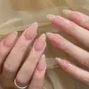 Uñas postizas hechas a mano, 10 piezas, diseño ojo de gato, aspecto de alta gama, estilo nuevo, populares en TikTok y removibles