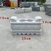 Mesa de chá pequena estilo Zen base de castiçal de pedra incensário frente de túmulo ao ar livre para queimar incenso Mármore Branco Pedra Verde Ornamento Retangular
