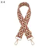 Accesorios de correa de hombro para bolso de rombos nuevo transfronterizo correa de hombro única cruzada ajustable reemplazo correa de hombro larga correa de cordón jacquard