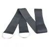 Fornecer hardware de fivela D para cinto de segurança de nylon preto, alça para fitness, alça para yoga
