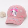 Sombrero de invierno nuevo ins pana luces gorra de béisbol para niños caricatura kulomi gorro cálido para exteriores