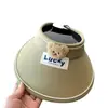Sombrero protector solar para niños Sombrero protector solar de verano Sombrero protector solar de oso para niños y niñas Sombrero protector solar para niños Protección UV