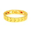 Pulseira Magnética de Íons Negativos Mais Vendida Transfronteiriça Moda Europeia e Americana Ajustável Pulseira de Casal para Homem Fornecimento Direto da Fábrica