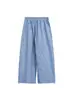 Calça Casual Xadrez Nanxia Estilo Retrô Americano Corte A Wide Leg Unissex Design Solto Tendência