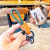 Moda llavero colgante de piel de vaca tejida a mano de alto lujo cuero genuino cordón de alta calidad anti-pérdida llavero para llave de coche