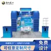Construir Construir Instalación Stand de Exposición Stand Pantalla Plegable Rápida Soporte de Exhibición Publicitario Construir Estante de Exhibición Tela de Fondo Portátil Tela