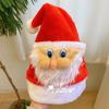 Chapéu de letra com pompom de pelo vermelho para mulheres outono e inverno Novo chapéu de lã espessado quente fofo chapéu para o frio moderno presente de Natal
