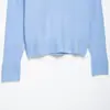 Venta al por mayor de ropa de mujer estilo europeo y americano transfronteriza, suéter de punto suave al tacto con cuello en V, manga larga, elegante y casual 2142192