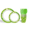 Decoración de Fiesta de Cumpleaños Temática de Kiwi Plato de Frutas Plato de Papel Desechable Vaso de Papel Arreglo de Vajilla de Frutas de Verano