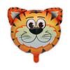 Mediano Lindo Dibujo Animado Cabeza de Animal Globo de Película de Aluminio Fiesta de Cumpleaños para Niños Cabeza de Mono Cabeza de León Cabeza de Tigre
