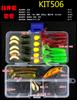 Luya isca terno Luya isca falsa isca dura lantejoulas Soft Bait Lei sapo Mino equipamento conjunto completo produção de terno