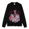 Camiseta de Manga Corta Estampada Hip-Hop Retro Americano Transfronterizo 21 Savage Versátil High Street Pesada Cuello Redondo Sudadera con Capucha