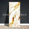 Adesivos de Parede Azulejo Imitação Textura Mármore Placa Alumínio-Plástico Impermeável Anti-incrustante Sem Cola Papel de Parede Autoadesivo Decoração de Parede de Banheiro