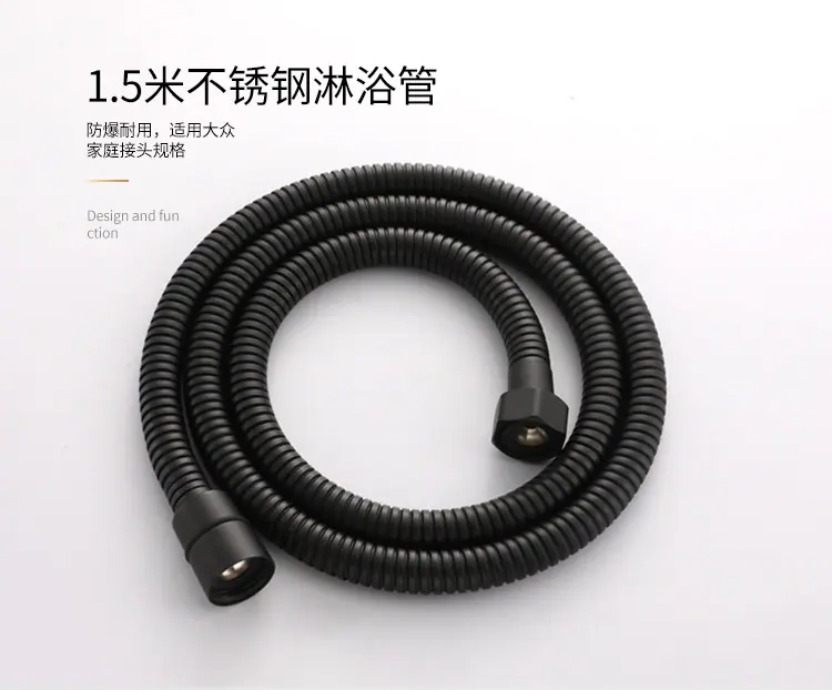 304不锈钢黑色马桶喷枪