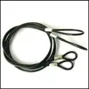 Corda de Segurança de Aço Revestida de Borracha para Venda por Atacado 304, 201, Vários Materiais Pvc, Pu Corda de Aço Revestida de Plástico para Pendurar Roupas