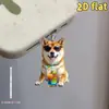 Adornos Colgantes Decorativos, Tapón Antipolvo para Teléfono Móvil, Tipo-C 2D Acrílico con Forma de Gato Lindo Pieza Plana de Interfaz