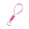 Nuevo Cordón Tejido a Mano Juguete Muñeca Bolso Llavero Antiperdido Correa de Muñeca Cordón para Teléfono Dopamina
