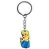 Lindo Llavero de Dibujos Animados Colgante Material de PVC Pegamento Suave Accesorios para Pareja Colgante Pequeño Regalo Comercio Electrónico Transfronterizo