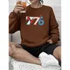 Moletom com Gola Redonda Estampado Padrão 776 Venda por Atacado Transfronteiriça Amazon Wish E-Commerce Fornecimento Amarelo