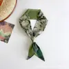 Lenço de Seda Longo Novo da Série Van Gogh para Mulheres, Lenço de Pescoço Vintage, Amarrilho para Bolsa, Lenço de Cabeça para Instagram, Lenço, Faixa de Cabelo