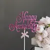 Decoração de Bolo de Aniversário Estéreo Transfronteiriça para Noiva Meninos e Meninas Aniversário Dia dos Namorados Inserto de Bolo de Amor