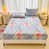 Capa de cama estampada com fronha, peça única, Simmons, capa protetora de colchão, capa antiderrapante espessada, 0,9 m, capa de cama à prova de poeira