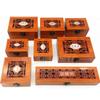 Caja de pulsera coleccionable al por mayor de fábrica, caja de colgante hueco antiguo, caja de embalaje de madera para joyería de jade