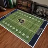 Alfombras temáticas de equipos de fútbol americano transfronterizos para la decoración de la sala de estar del hogar, duraderas, resistentes a las manchas y fáciles de mantener, disponibles para venta al por mayor