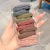 Elásticos de Cabelo Pretos para Crianças que Não Danificam o Cabelo, Elásticos de Cabelo para Rabo de Cavalo Alto para Meninas, Cordas de Cabelo de Alta Elasticidade para Bebês, Argolas de Cabelo, Acessórios de Cabelo