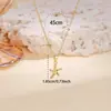 Bestseller transfronterizo: Collar con colgante de estrella de mar, edición limitada de verano, estilo europeo y americano, cadena para la clavícula de tendencia de moda personalizada