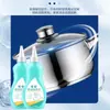 Limpiador multifuncional para eliminar incrustaciones negras, artefactos de lavado, gel para ennegrecer el fondo de la sartén de hierro quemado, juego de ollas para freír.