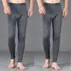 Pantalones largos para hombre de una sola pieza Pantalones cálidos gruesos para hombre de mediana edad talla grande finos pantalones de abrigo de invierno para ancianos